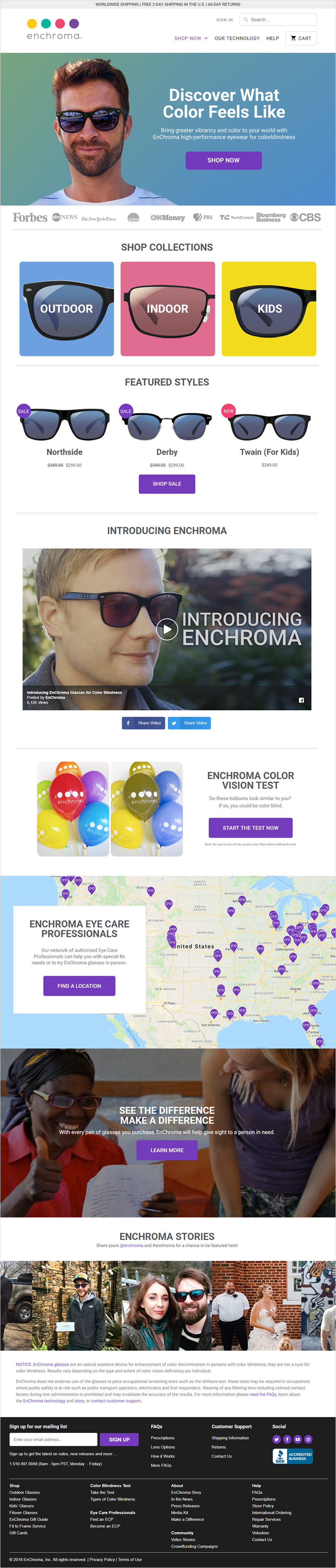 EnChroma Home Page